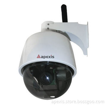 CMOS Sensor IP Camera with Dome Waterproof, H.264 Video Compression, IR-cut and 3x Zoom